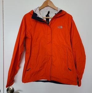 The North Face Orange Rain Coat